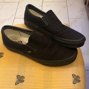 Vans Black Loafers Men’s Size 10.5